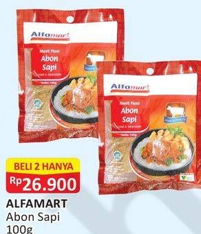 Promo Harga ALFAMART Abon Sapi per 2 pouch 100 gr - Alfamart