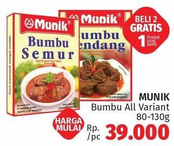 Promo Harga MUNIK Bumbu All Variants  - LotteMart