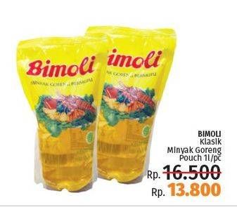 Promo Harga BIMOLI Minyak Goreng 1 ltr - LotteMart