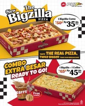 Promo Harga New The Bigzilla Pizza  - Pizza Hut