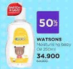 Promo Harga WATSONS Baby Oil 250 ml - Watsons