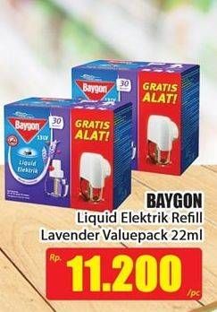 Promo Harga BAYGON Liquid Electric Refill Lavender 22 ml - Hari Hari
