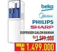 Promo Harga BEKO/ MIDEA/ PHILIPS/ SHARP Dispenser Galon Bawah  - Hypermart