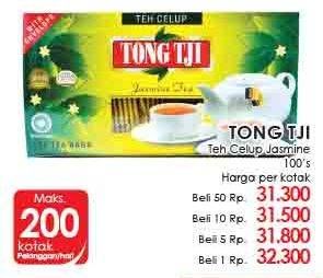 Promo Harga Tong Tji Teh Celup 100 pcs - LotteMart