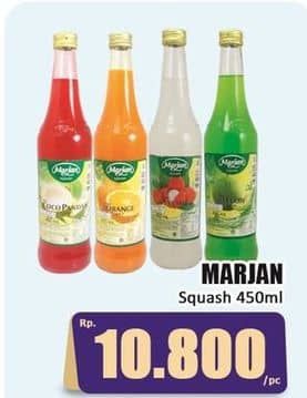 Promo Harga Marjan Syrup Squash 450 ml - Hari Hari