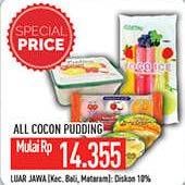 Promo Harga COCON Pudding with Nata De Coco per 3 cup 80 gr - Hypermart