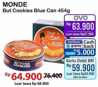 Promo Harga Monde Butter Cookies 454 gr - Alfamart