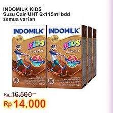 Promo Harga INDOMILK Susu UHT Kids Cokelat 115 ml - Indomaret