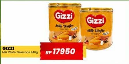 Promo Harga Gizzi Festive Milk Biscuit Selection 240 gr - Yogya