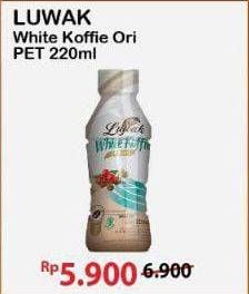 Promo Harga Luwak White Koffie Ready To Drink Original 220 ml - Alfamart