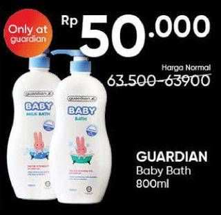 Promo Harga GUARDIAN Baby Bath 800 ml - Guardian