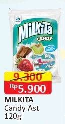Promo Harga MILKITA Milkshake Candy 120 gr - Alfamart