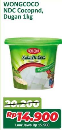 Promo Harga Wong Coco Nata De Coco/Dugan  - Alfamart