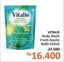 Promo Harga VITALIS Body Wash Fresh Dazzle 450 ml - Alfamidi