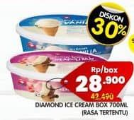 Promo Harga Diamond Ice Cream 700 ml - Superindo