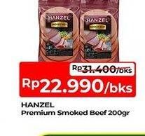 Promo Harga Hanzel Smoked Beef Premium 200 gr - TIP TOP
