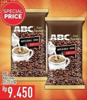 Promo Harga ABC Kopi per 10 sachet 31 gr - Hypermart