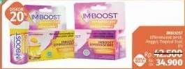 Promo Harga IMBOOST Effervescent with Vitamin C Tropical, Grape, Orange 8 pcs - LotteMart