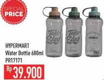 Promo Harga HYPERMART Water Bottle PR17171 680 ml - Hypermart