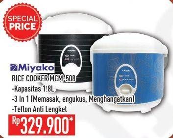 Promo Harga MIYAKO MCM-508  - Hypermart