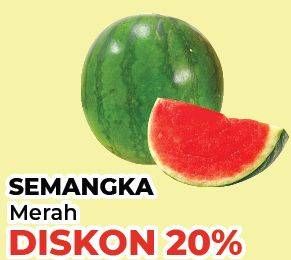 Promo Harga Semangka Merah per 100 gr - Yogya