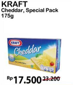 Promo Harga KRAFT Cheese Cheddar 175 gr - Alfamart