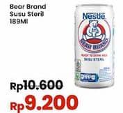 Promo Harga Bear Brand Susu Steril 189 ml - Indomaret