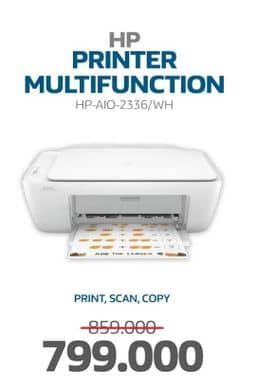 HP DeskJet Ink Advantage 2336 All-in-One Printer  Diskon 6%, Harga Promo Rp799.000, Harga Normal Rp859.000