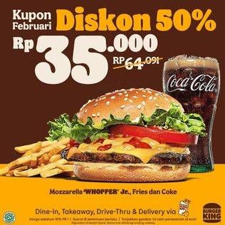 Promo Harga BURGER KING Burger  - Burger King