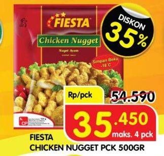 Promo Harga FIESTA Naget 500 gr - Superindo