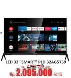 Promo Harga Polytron Smart Android TV 32 inch PLD 32AG5759  - Hari Hari