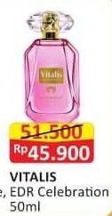 Promo Harga VITALIS Eau De Toilette Royale Celebration 50 ml - Alfamart