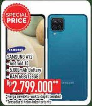 Promo Harga SAMSUNG Galaxy A12  - Hypermart