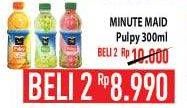 Promo Harga MINUTE MAID Juice Pulpy per 2 botol 300 ml - Hypermart