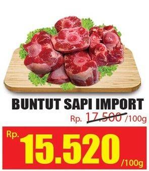 Promo Harga Oxtail Sapi per 100 gr - Hari Hari