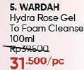 Promo Harga Wardah Hydra Rose Gel To Foam Cleanser 100 ml - Guardian