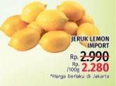 Promo Harga Jeruk Lemon Import per 100 gr - LotteMart
