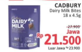 Promo Harga Cadbury Dairy Milk Share Bag 81 gr - Alfamidi