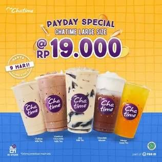 Promo Harga Chatime Minuman  - Chatime