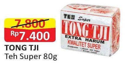 Promo Harga Tong Tji Teh Bubuk 80 gr - Alfamart
