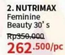 Promo Harga Nutrimax Feminine Beauty 30 pcs - Guardian