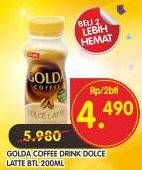 Promo Harga Golda Coffee Drink per 2 botol 200 ml - Superindo