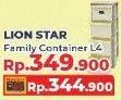 Promo Harga LION STAR Family Container L4  - Yogya