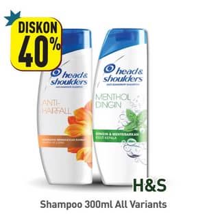 Promo Harga Head & Shoulders Shampoo All Variants 300 ml - Hypermart