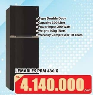 Promo Harga Polytron PRM 430X | Refrigerator 300 L  - Hari Hari