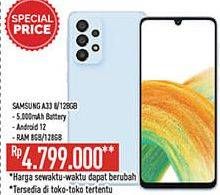 Promo Harga Samsung Galaxy A33 8 GB + 128 GB  - Hypermart