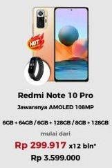 Promo Harga XIAOMI Redmi Note 10 Pro  - Erafone