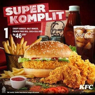 Promo Harga Super Komplit 1  - KFC