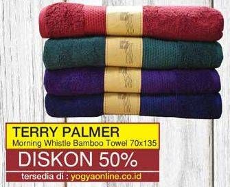 Promo Harga TERRY PALMER Morning Whistle Bamboo Cotton Towel 70 X 135  - Yogya