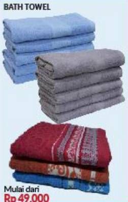 Promo Harga Bath Towel  - Courts